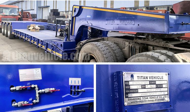 3 Axle 100 Ton Detachable Gooseneck Trailer for Sale in Jamaica