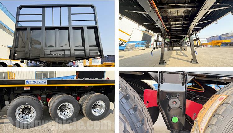 40ft Container Flatbed Trailer for Sale in Sierra Leone
