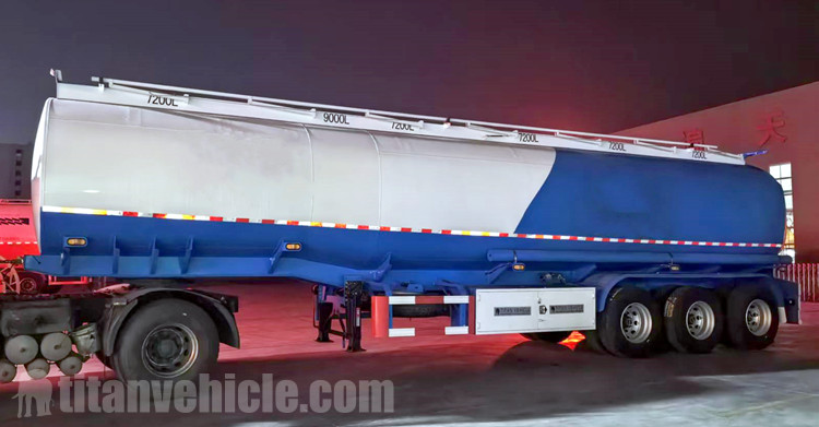 45000 Liters Diesel Fuel Tanker Trailer for Sale in Tanzania