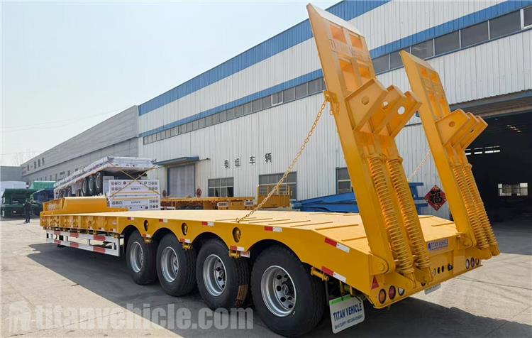 4 Axle 100 Ton Low Loader Trailer for Sale In Guyana