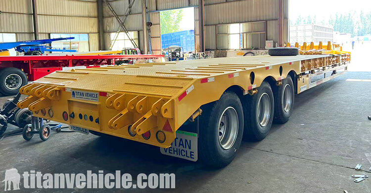 3 Axle 60 ton Low Bed Trailer for Sale in Cameroon