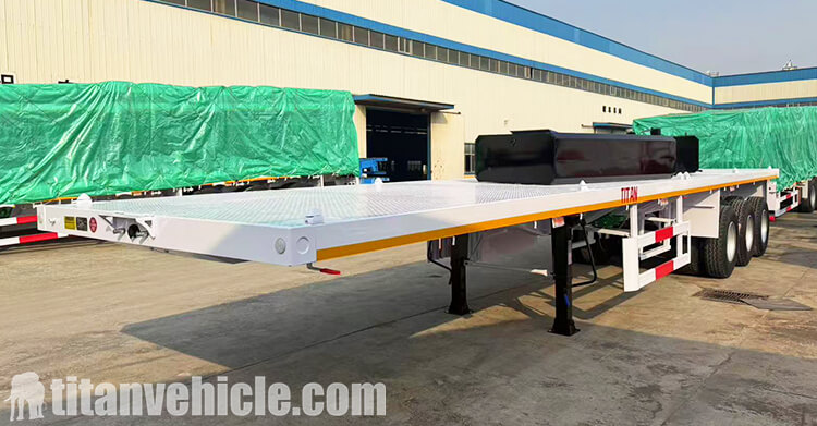 3 Axle 40 Ft Flatbed Trailer for Sale in Uganda