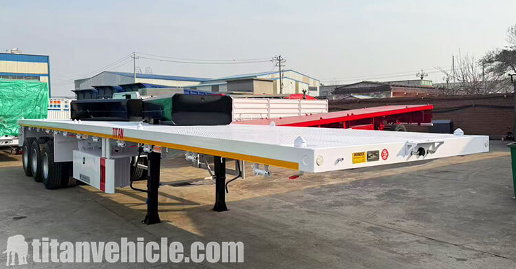 3 Axle 40 Ft Flatbed Trailer for Sale in Uganda