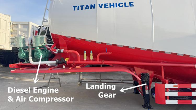 TITAN Dry Bulk Cement Tanker Trailer for Sale in Ghana