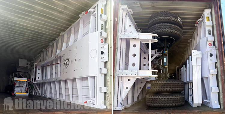 40FT Container Flatbed Trailer for Sale in Liberia