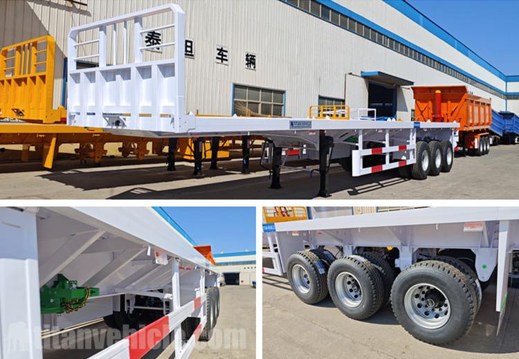 40FT Container Flatbed Trailer for Sale in Liberia