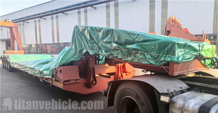 4 Axle 120 Ton Detachable Gooseneck Lowboy Trailer for Sale In Guam