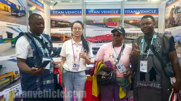 Customers from All Over the World Visit the TITAN Booth at the Canton Fair