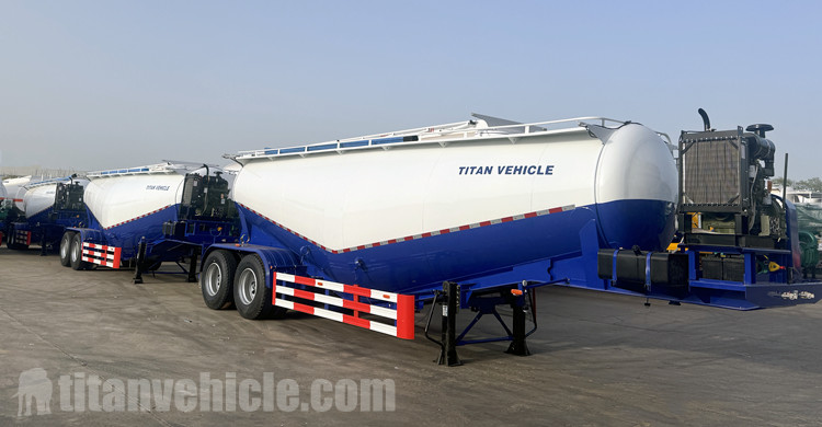 2 Axle 25CBM Cement Tanker Trailers in KSA