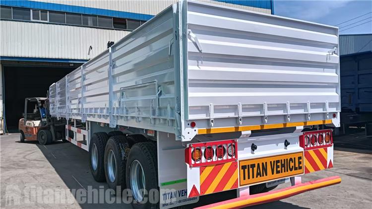 3 Axle Sidewall Trailer for Sale In United Arab Emirates