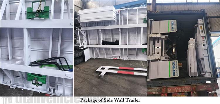 3 Axle Sidewall Trailer for Sale In United Arab Emirates