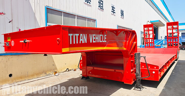 2 Line 4 Axle Semi Lowbed Trailer for Sale in Tanzania