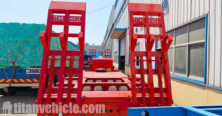 2 Line 4 Axle Semi Lowbed Trailer for Sale in Tanzania