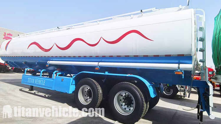 42000 Liters Fuel Tanker Trailer for Sale in Zambia