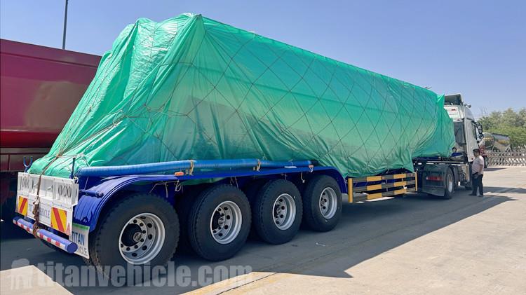 4 Axle Cement Tanker Silo Trailer for Sale in Jamaica