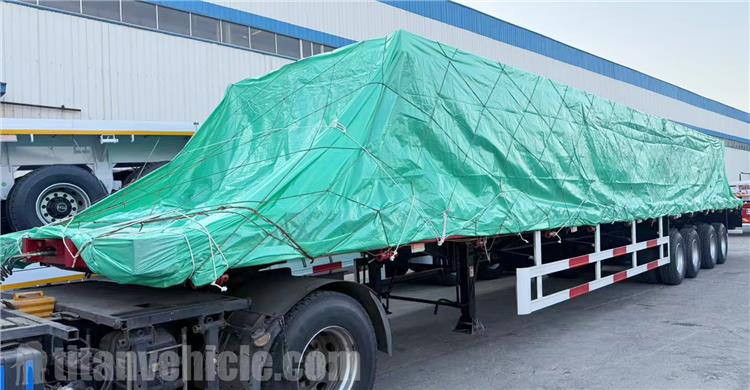 4 Axle Flatbed Trailer for Sale In Uruguay