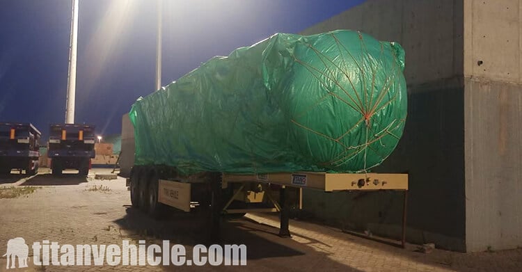 3 Axle Fuel Tanker Trailer for Sale in Tanzania