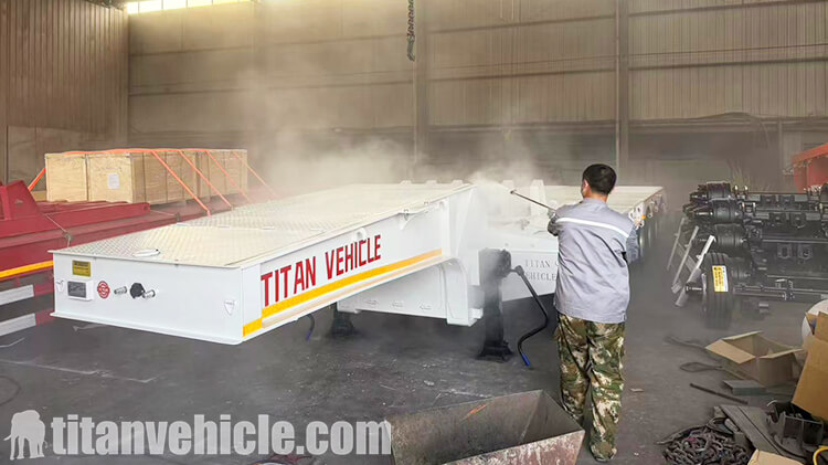3 Axle 60 Ton Semi Lowbed Trailer for Sale in Kenya