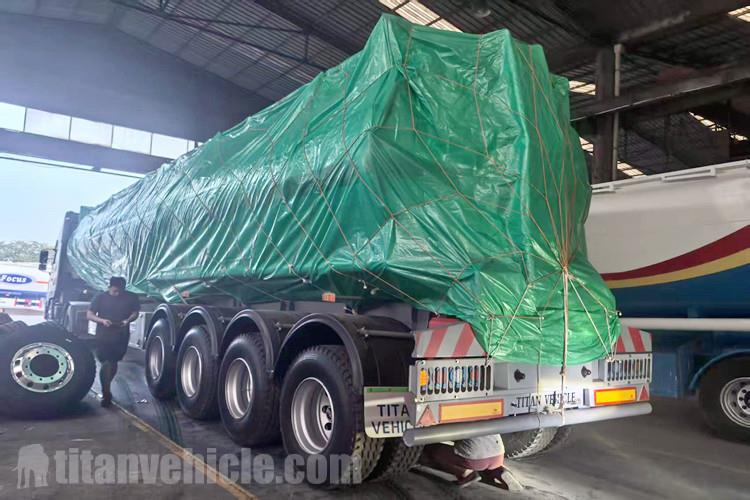 4 Axle Diesel Fuel Tanker Trailer for Sale in Senegal