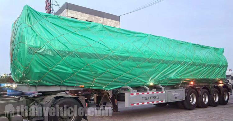 4 Axle Diesel Fuel Tanker Trailer will be sent to Senegal