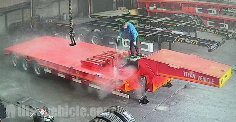 3 Axle Lowbed Trailer Truck for Sale in Congo