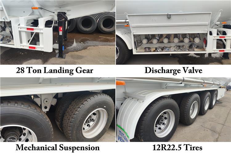 4 Axle Fuel Tanker Trailer for Sale In Mozambique
