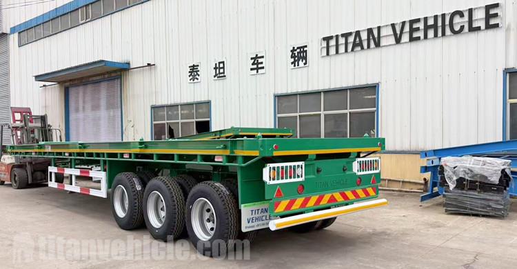 Tri Axle Flatbed Trailer for Sale in Saint Martin