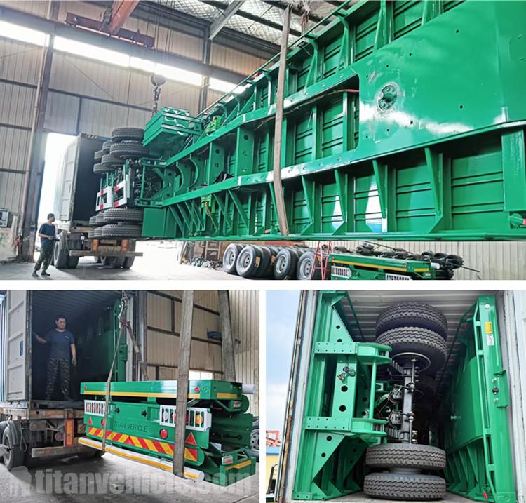 Tri Axle Flatbed Trailer for Sale in Saint Martin