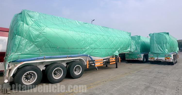 Bulk Cement Powder Tanker Truck Trailer for Sale in Indonesia