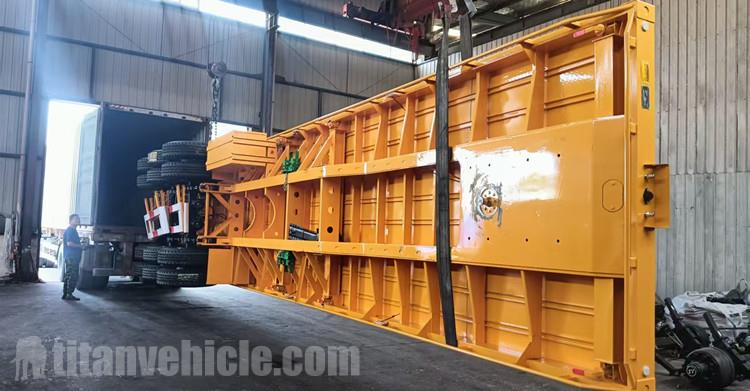 40Ft Flat Bed Semi Trailer for Sale in Ghana Tema