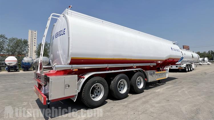 45000 Liters Aluminum Tanker Trailer for Sale in Tanzania