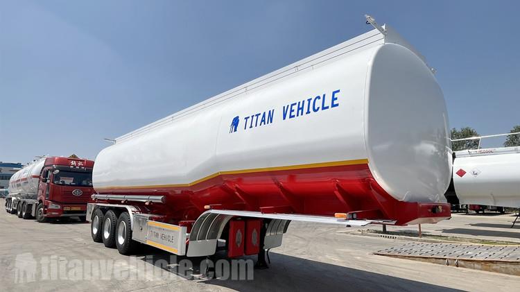 45000 Liters Aluminum Tanker Trailer for Sale in Tanzania