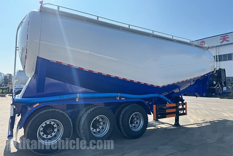 42 CBM Bulk Cement Tank Trailer for Sale in Tanzania