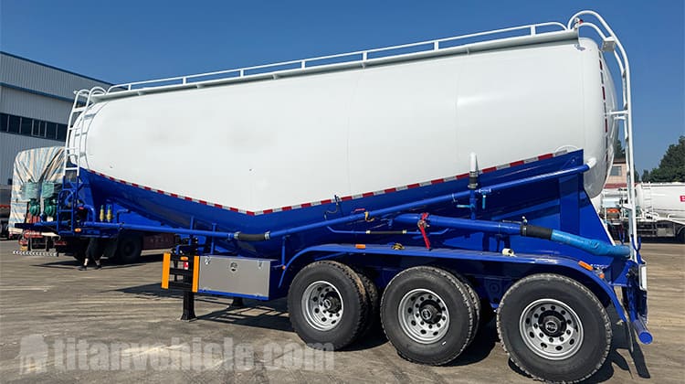 42 CBM Bulk Cement Tank Trailer for Sale in Tanzania