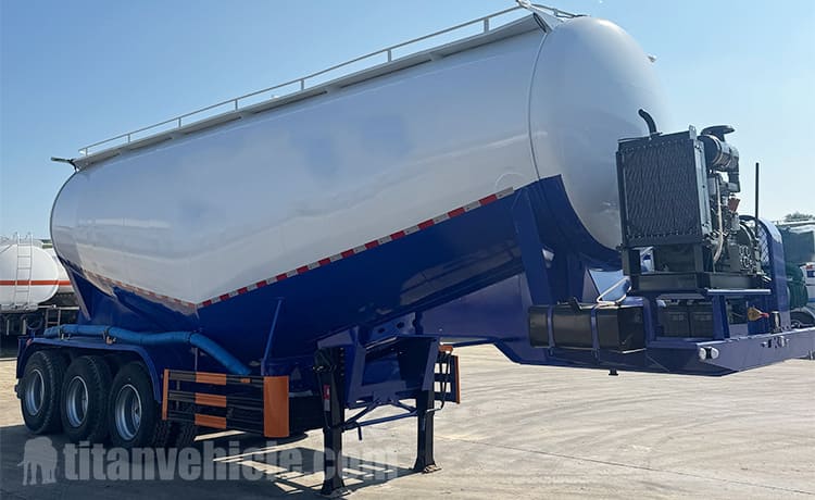 42 CBM Bulk Cement Tank Trailer for Sale in Tanzania