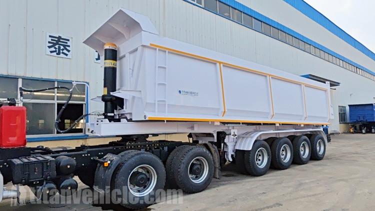 4 Axle Dump Semi Trailer for Sale in Mali