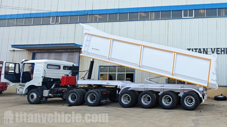 4 Axle Dump Semi Trailer for Sale in Mali