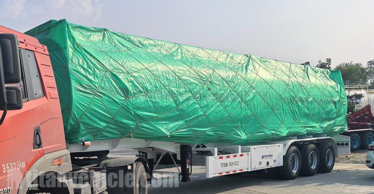 Tri Axle Diesel Fuel Tanker Trailer for Sale in Ghana