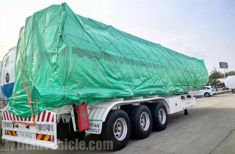Tri Axle Diesel Fuel Tanker Trailer for Sale in Ghana
