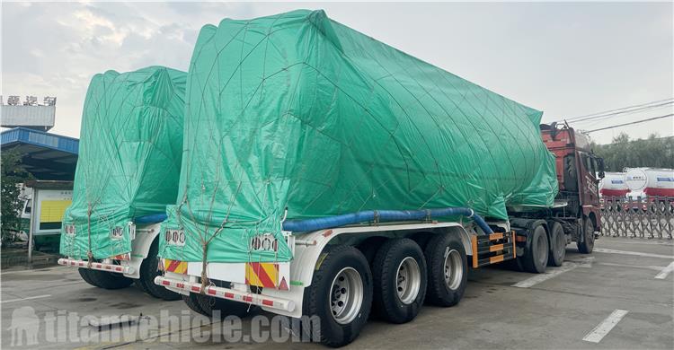 3 Axle Dry Bulk Cement Tanker Trailer for Sale In Sierra Leone