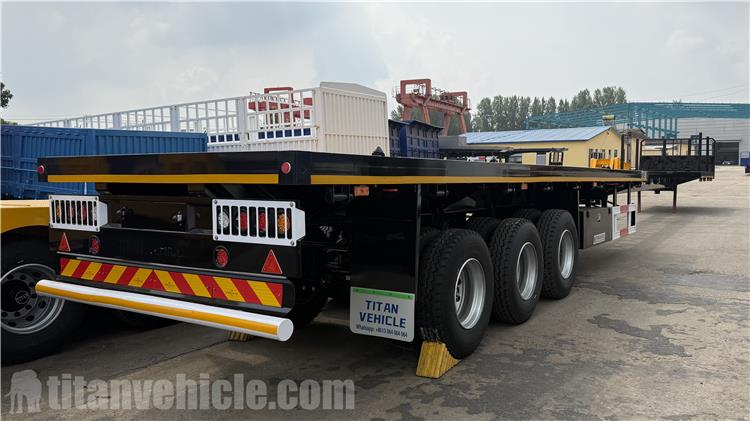 3 Axle Extendable Flatbed Trailer for Sale In Chili