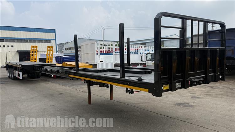 3 Axle Extendable Flatbed Trailer for Sale In Chili