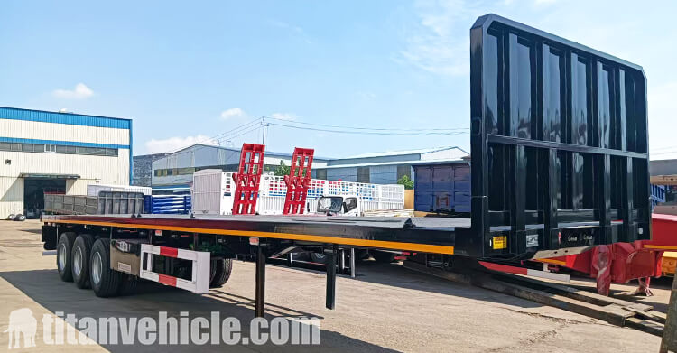 3 Axle 40 Ft Semi Flatbed Trailer for Sale in Ghana