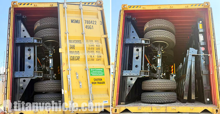 3 Axle 40 Ft Semi Flatbed Trailer for Sale in Ghana