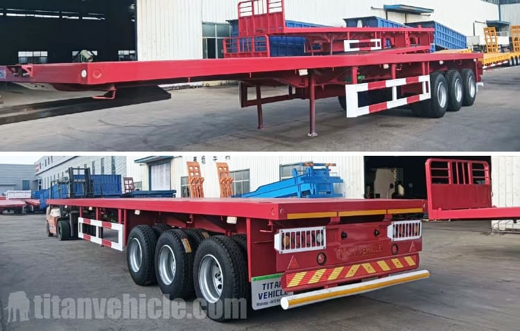 3 Axle Truck Flatbed Trailer for Sale in Uganda
