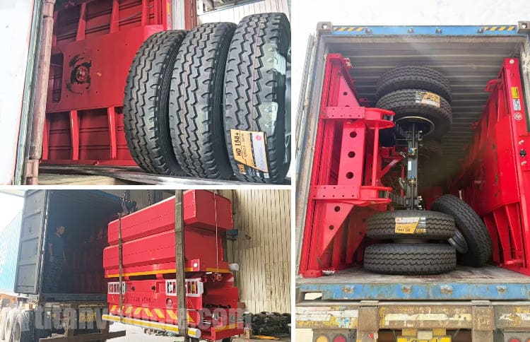 3 Axle Truck Flatbed Trailer for Sale in Uganda