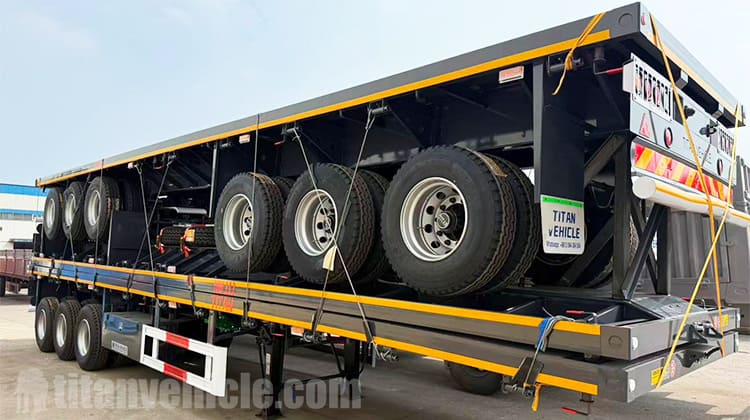 Heavy Duty Flatbed Trailer 3 Axle in Sierra Leone