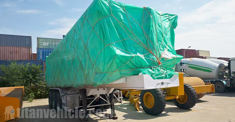 35 CBM Hydraulic Tipper Trailer for Sale in Tanzania