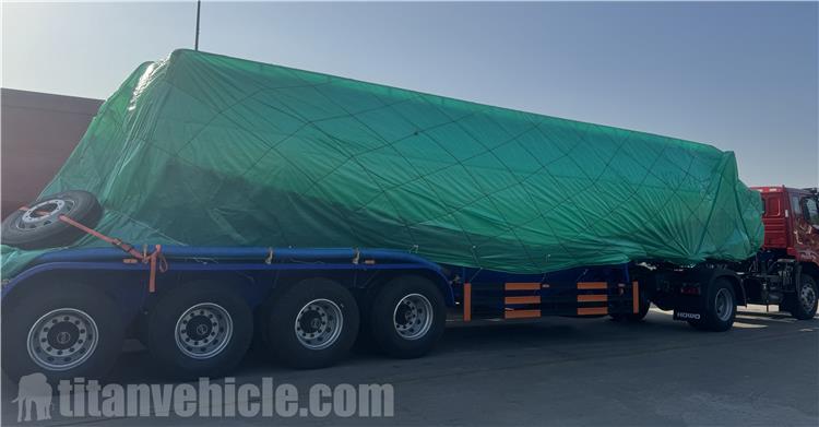 4 Axle 50 CBM Cement Tanker Trailer for Sale In Jamaica