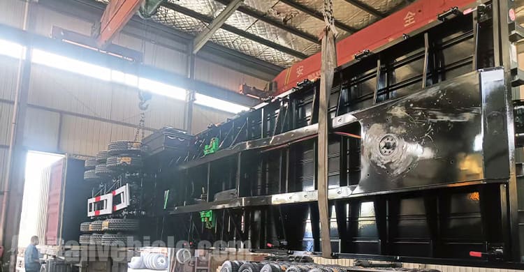 Tri Axle Flat Bed Trailer for Sale in Guam